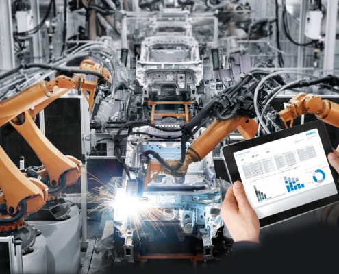 Schweißzange und Industrial App
