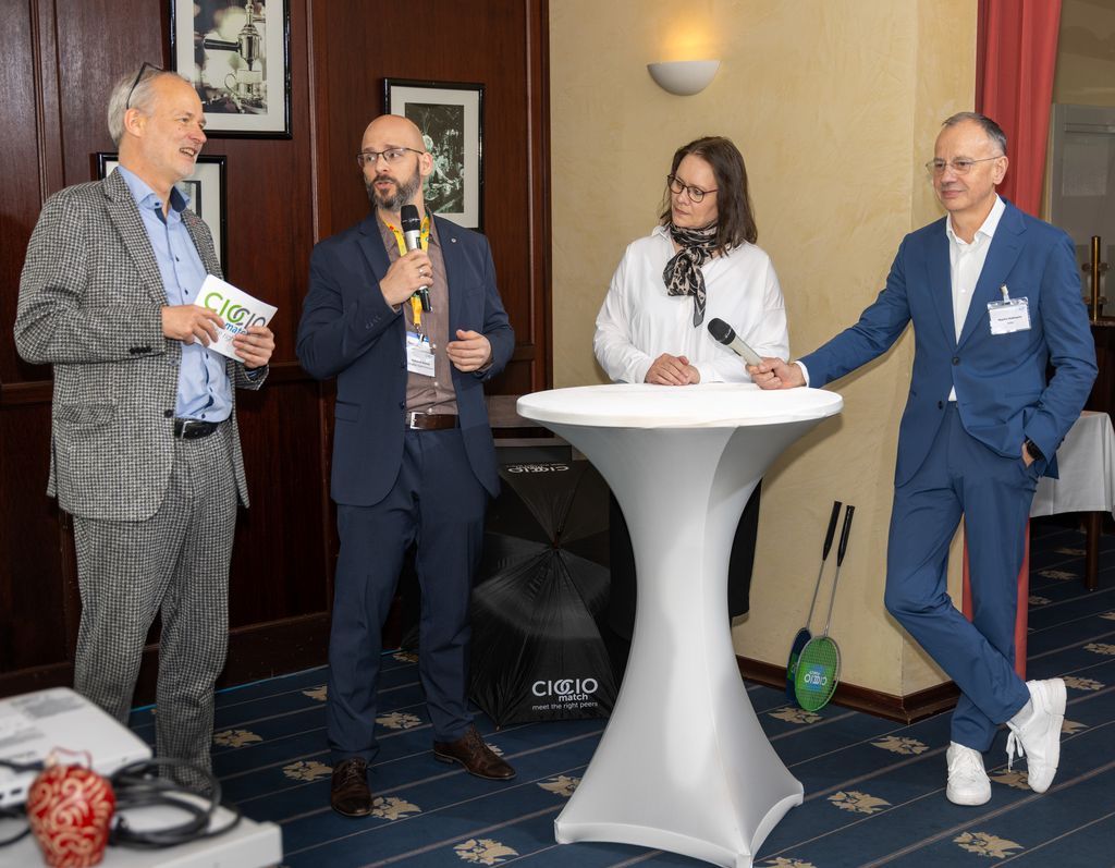 Horst Ellermann, Thorsten Schulz, Andrea Passenberg, Martin Hofmann (v.l.)